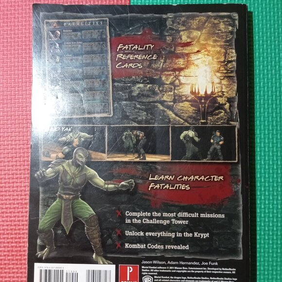 Mortal Kombat : Prima Official Game Guide By James Wilson - Picture 5 of 5